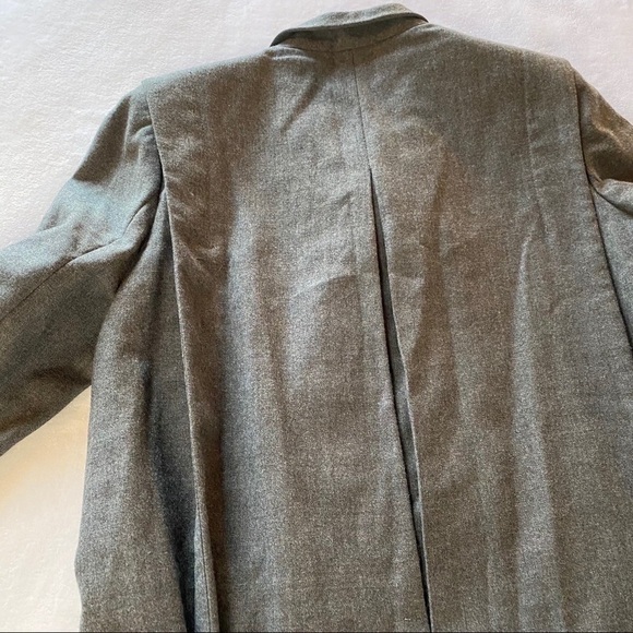 Vintage Mister Leonard Pure Virgin Wool Jacket Coat Dark Academia Gray Size 10 - Picture 11 of 14